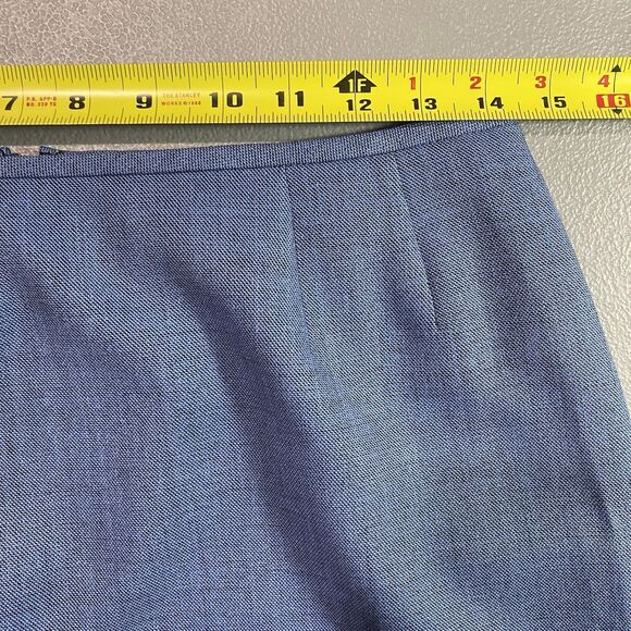 EVAN PICONE Skirt Suit Set Blazer Pencil Skirt Long Sleeve Petite 6 6P Blue - Picture 15 of 16